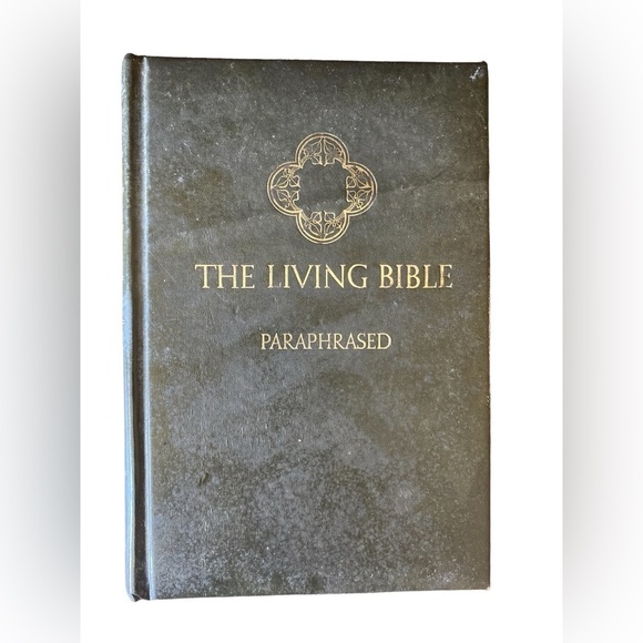 The Living Bible Paraphrased Tyndale House Padded Hardcover 20th Printing 1973 - Picture 1 of 9